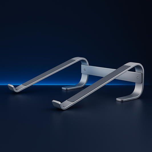 support-ordinateur-portable-aluminium-ergonomique-antiderapant